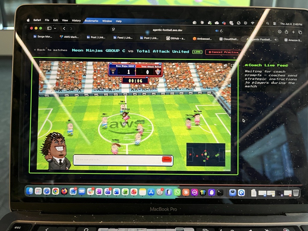 AWS Agentic Football Cup: Build AI Agents, Deploy to the Cloud, and Watch Them Play Live