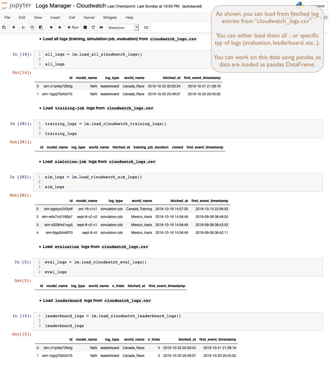 AWS DeepRacer Community Log Analysis Challenge – Entries – AWS ...